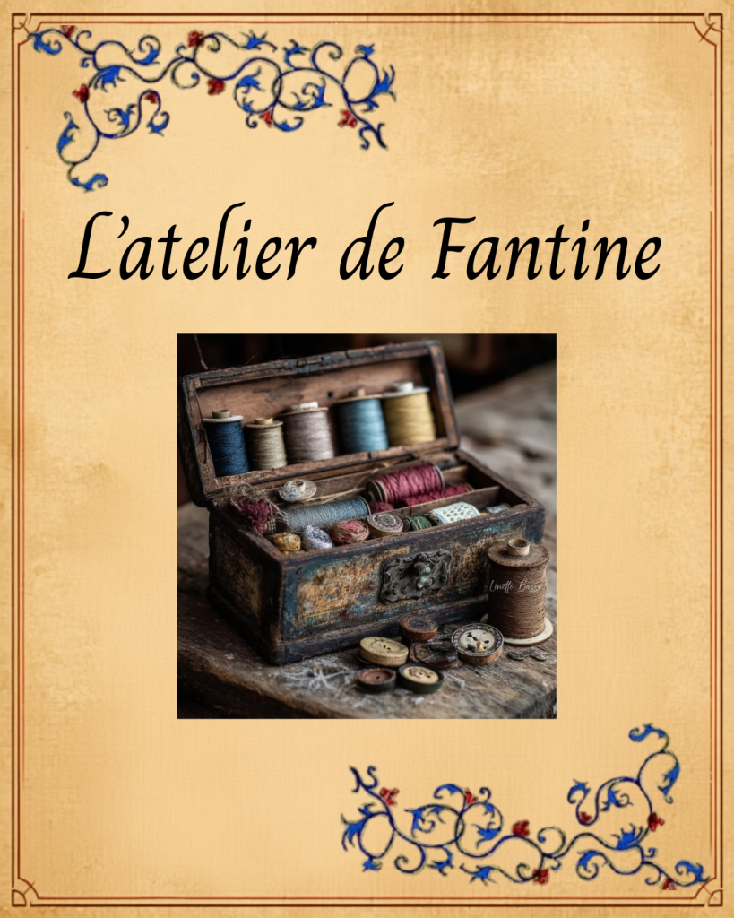 Affichette fil d'Ariane de Fantine